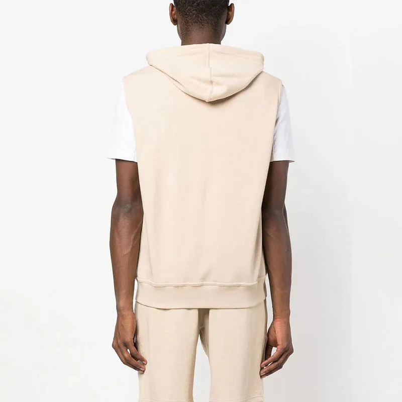 Brunello Cucinelli Sleeveless Cotton Hoodie-3