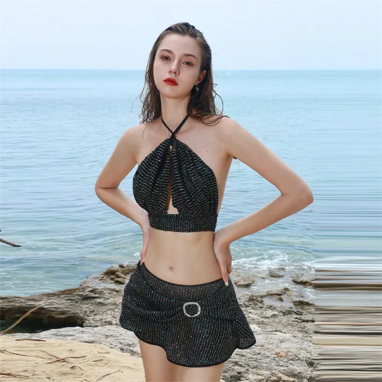 MIMI PLANGE Swimming Shorts Women's Starburst Black-2