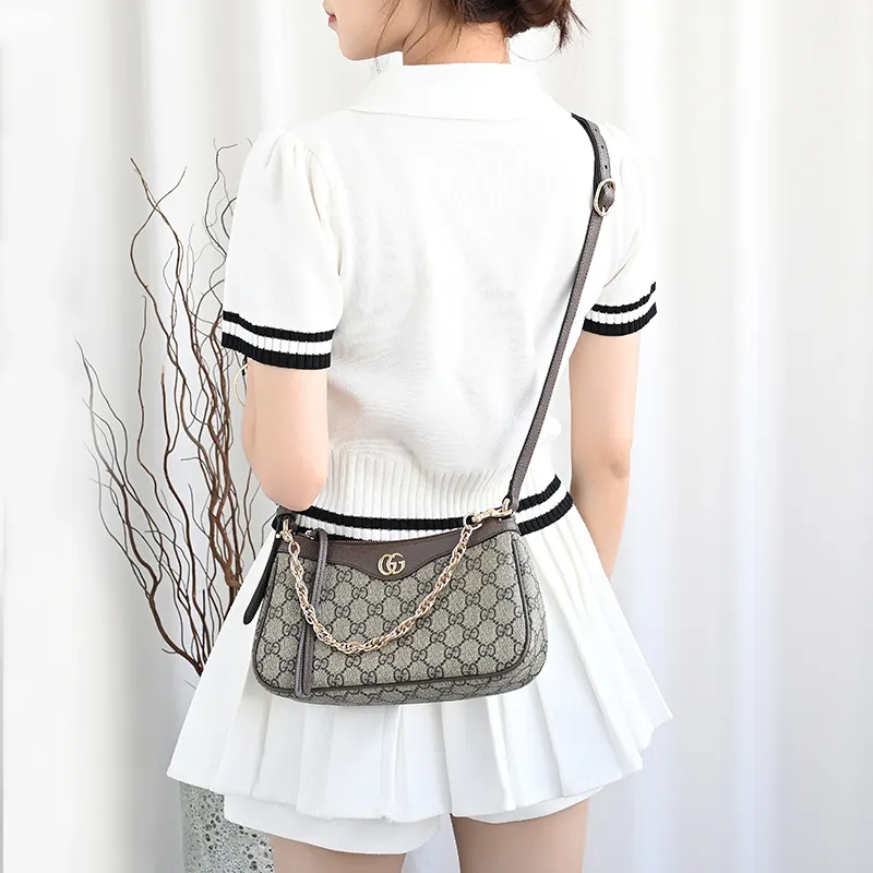 Lan Bao Fan Cow Leather 1955 Extended Length Belt Cross Backpack With Accessories Single Purchase Unisex Brown-19