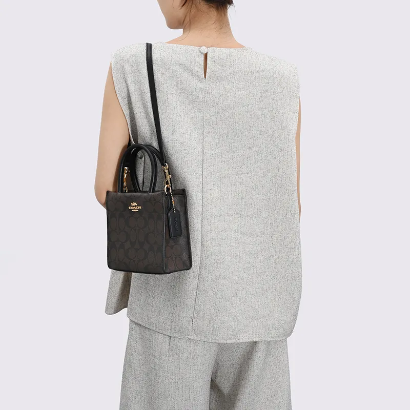 Kim Yeon sha Artificial Leather Bag Accessory Women's Black-19