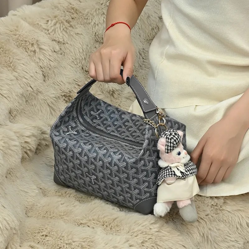 Lan Bao Fan Cow Leather Bag Accessory Unisex Multicolor-8