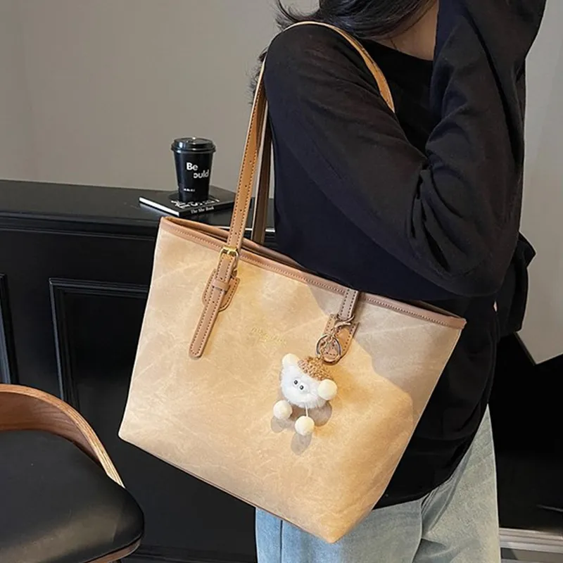 Lan Bao Fan PU Tote Bag, Shoulder Bag Women's Multicolor-7
