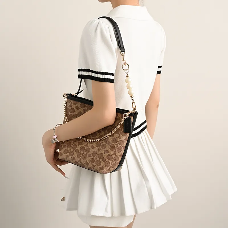 Lan Bao Fan Alloy Metal Bag Accessory Bag Strap Women's Gold/Silver-29