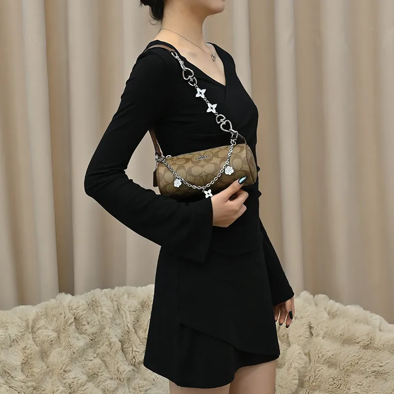 Lan Bao Fan Metal, Alloy Bag Accessory Women's Silver-8