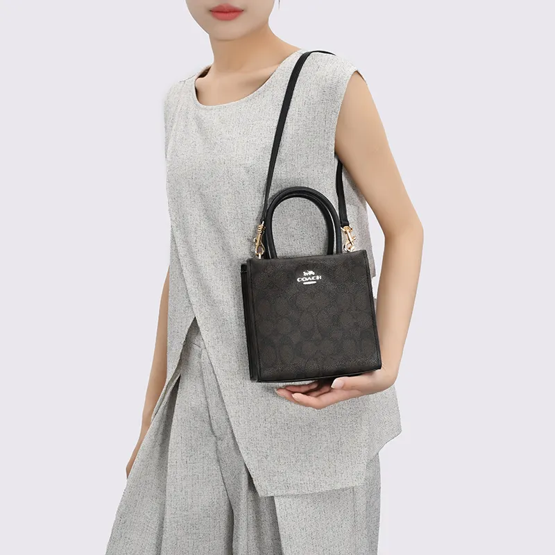 Kim Yeon sha Artificial Leather Bag Accessory Women's Black-31