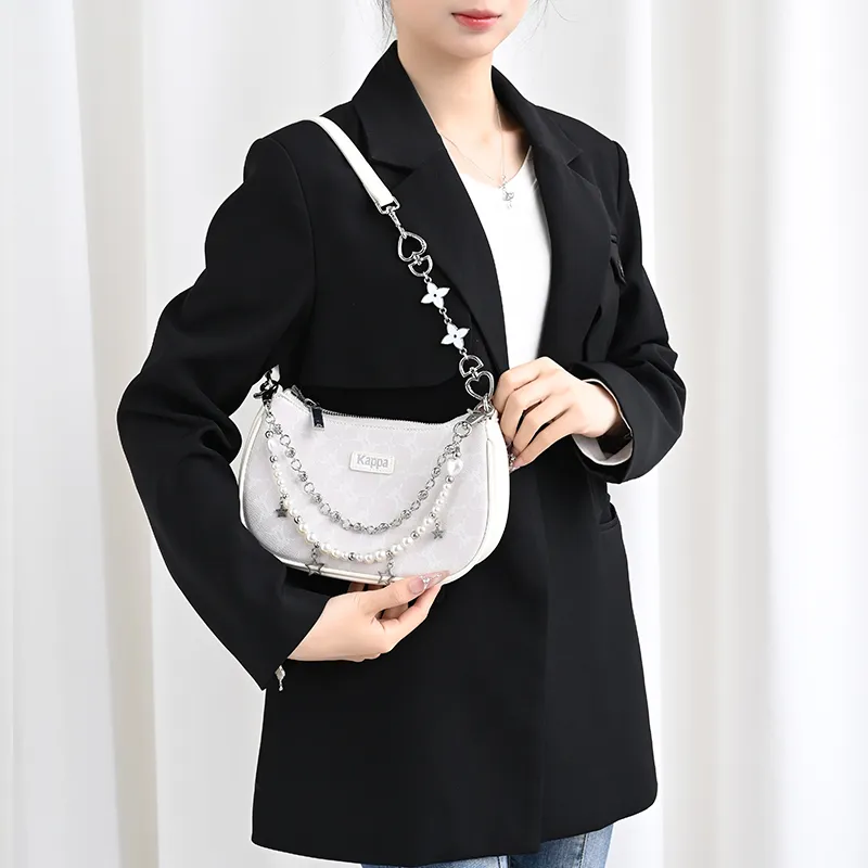 Lan Bao Fan Alloy Metal Bag Accessory Bag Strap Unisex Silver-32