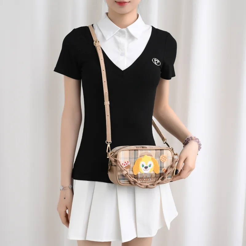Lan Bao Fan Metal With Canvas Bag Strap Unisex Multicolor-2