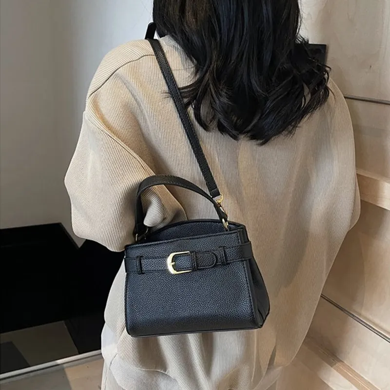 Lan Bao Fan PU One Shoulder Handbag Women's Multicolor-3