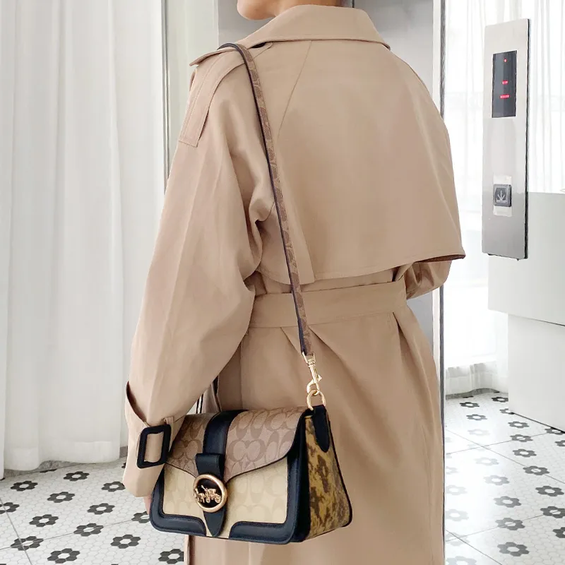 Lan Bao Fan Cow Leather Bag Strap Unisex Multicolor-10