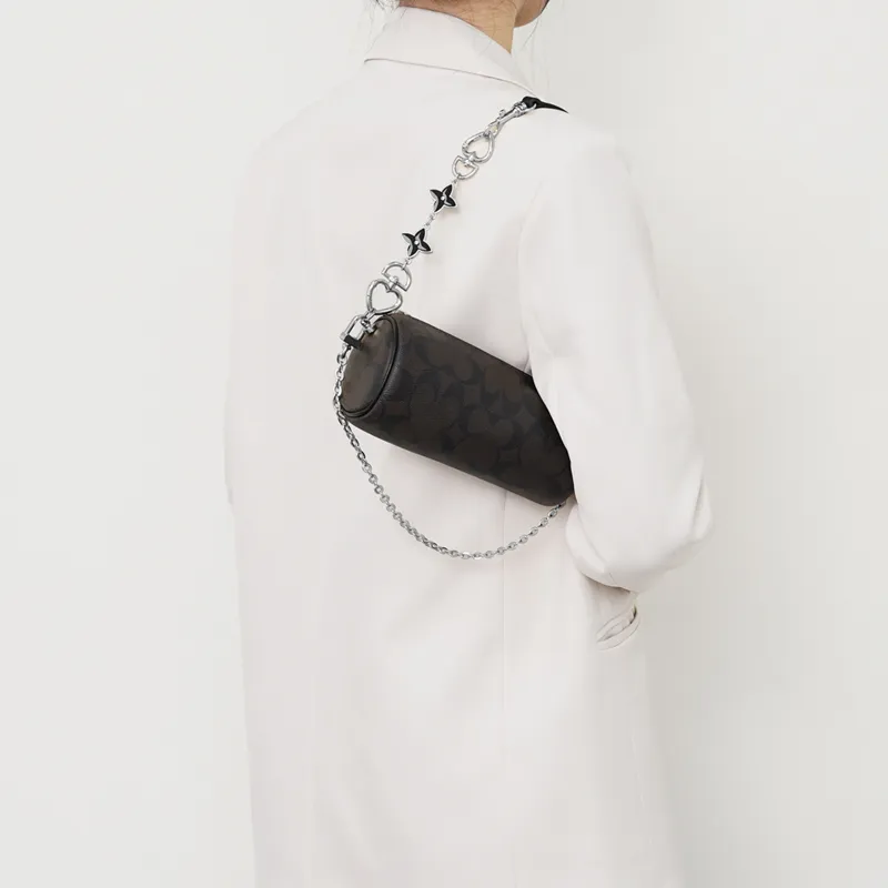 Lan Bao Fan Metal Shoulder Strap, Bag Accessory Women's Gold Tone-57