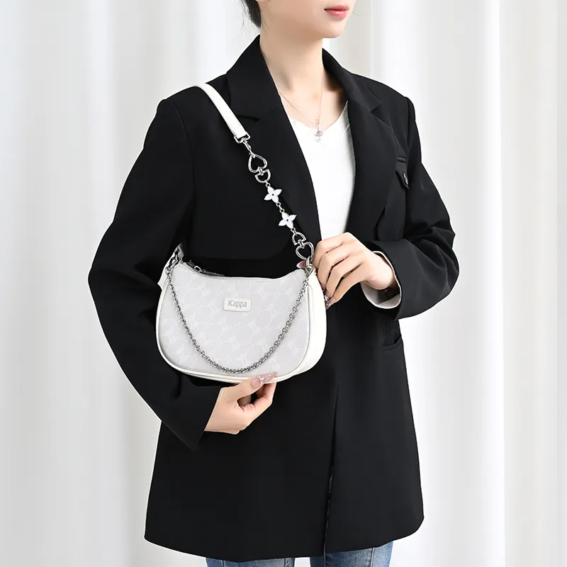 Lan Bao Fan Alloy Metal Bag Accessory Bag Strap Unisex Silver-2
