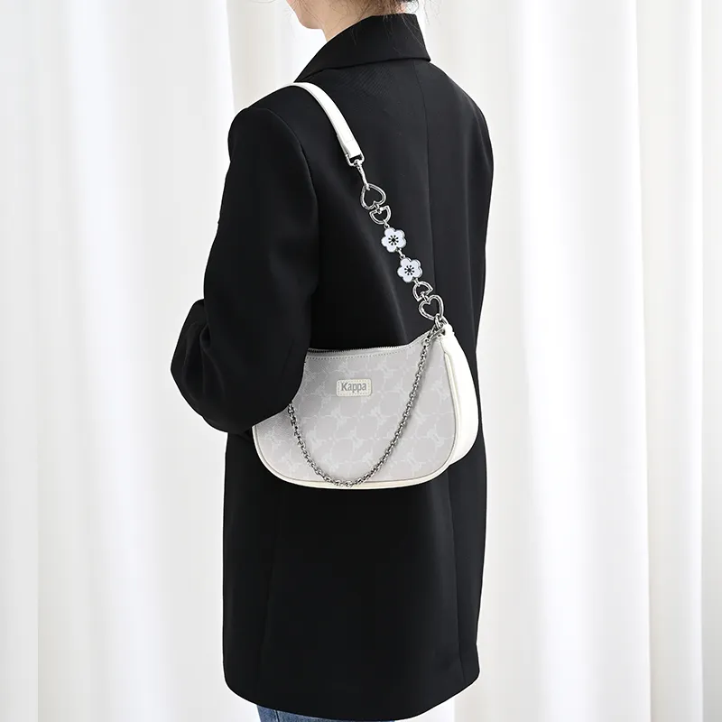 Lan Bao Fan Alloy Metal Bag Accessory Bag Strap Unisex Silver-19
