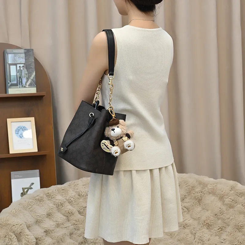 Lan Bao Fan Alloy Bag Accessory Women's Gold-4