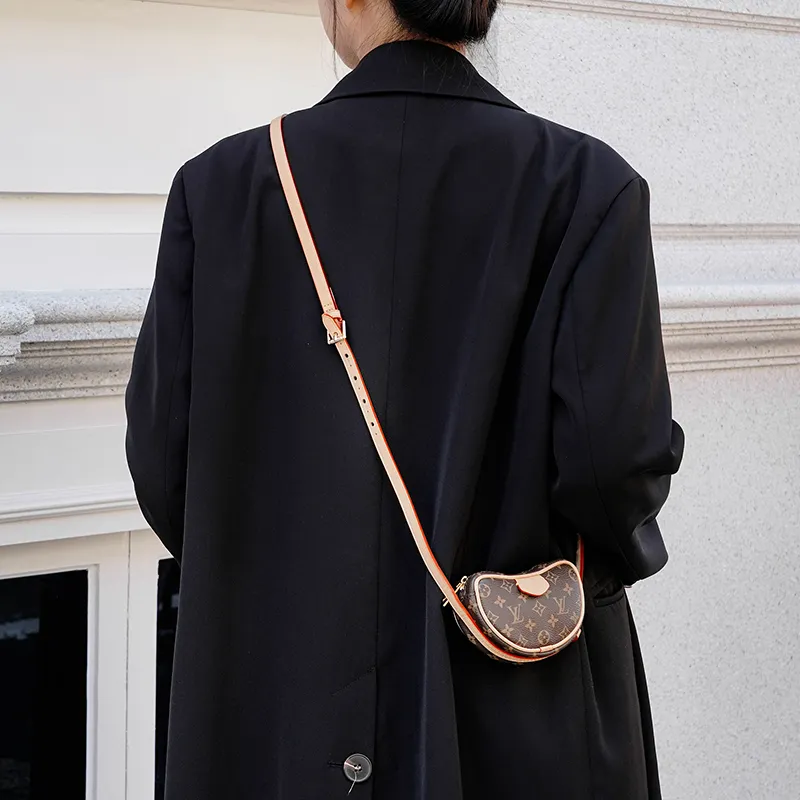 Lan Bao Fan Bag Straps Lv Bean Vegetable Tanned Leather Approx. 94cm-4