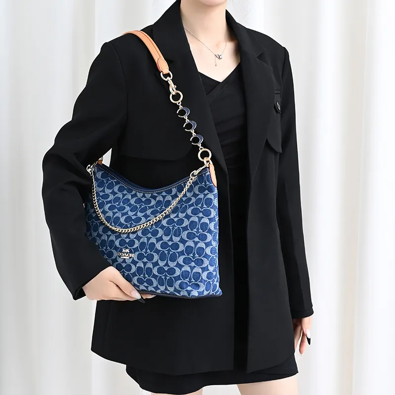 Lan Bao Fan Alloy, Metal, Chain, DuPont Paper Liner Bag Accessory Unisex Gold-55
