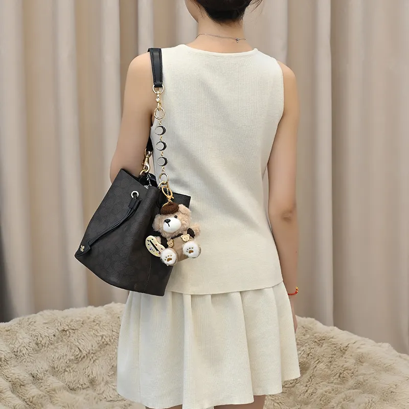 Lan Bao Fan Alloy Bag Accessory Women's Gold-4