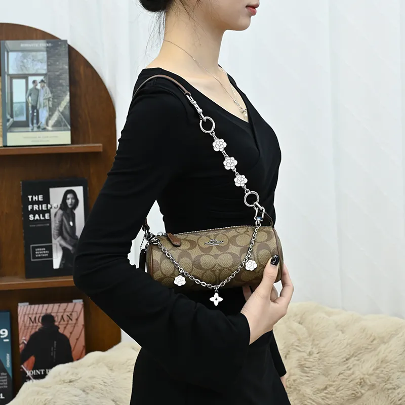 Lan Bao Fan Metal, Alloy Bag Accessory Women's Silver-43