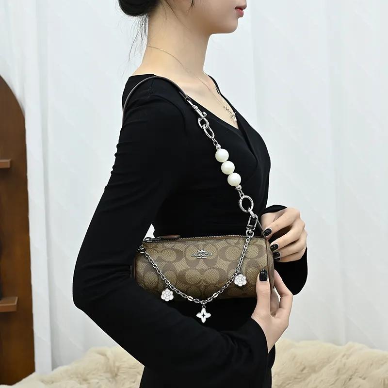 Lan Bao Fan Metal, Alloy Bag Accessory Women's Silver-27
