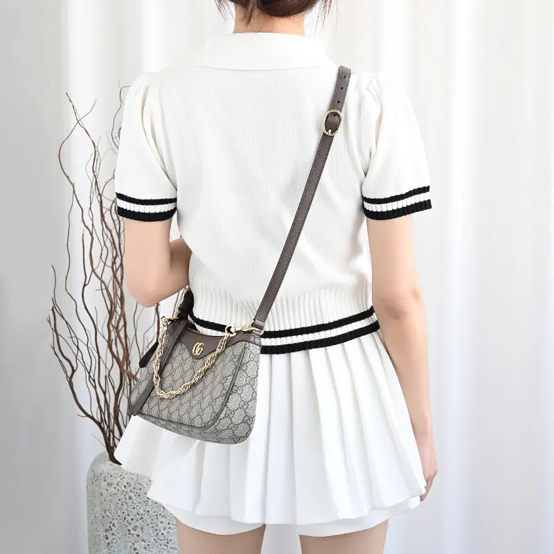 Lan Bao Fan Cow Leather 1955 Extended Length Belt Cross Backpack With Accessories Single Purchase Unisex Brown-18