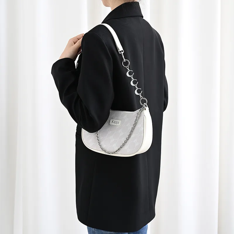 Lan Bao Fan Alloy Metal Bag Accessory Bag Strap Unisex Silver-14