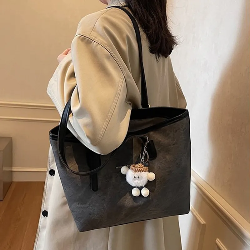 Lan Bao Fan PU Tote Bag, Shoulder Bag Women's Multicolor-1
