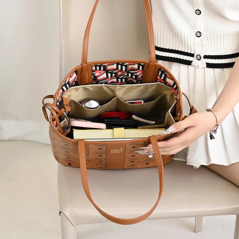 Lan Bao Fan Metal, DuPont Paper Liner, Alloy Extender Chain Bag Accessory Brown-62