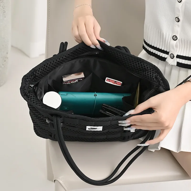 Lan Bao Fan German Fleece Bag Accessory Bag Insert Unisex Black-5