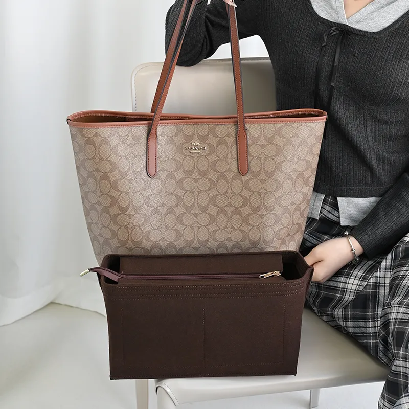 Lan Bao Fan Artificial Leather, Felt Bag Insert Unisex Multicolor-26