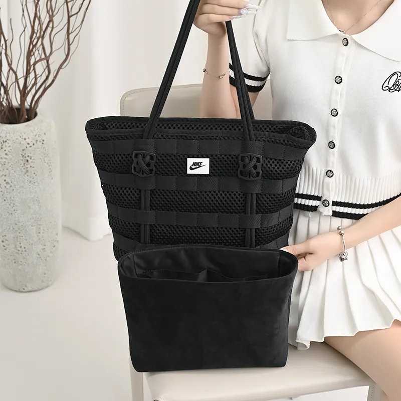 Lan Bao Fan German Fleece Bag Accessory Bag Insert Unisex Black-3