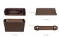 [Dark Brown Three-Piece Set]Zippers Liner+Invisible Shoulder Pads+Bottom Pad
