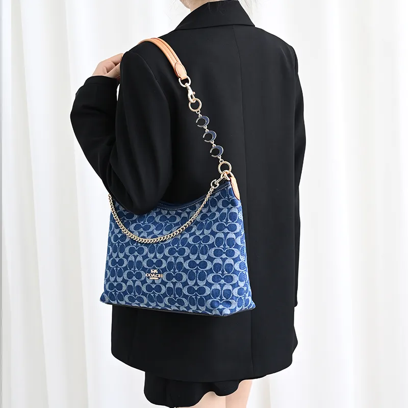 Lan Bao Fan Alloy, Metal, Chain, DuPont Paper Liner Bag Accessory Unisex Gold-57