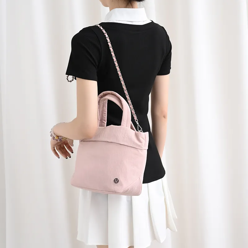 Lan Bao Fan Microfiber Synthetic Leather Bag Strap Women's Pink-40