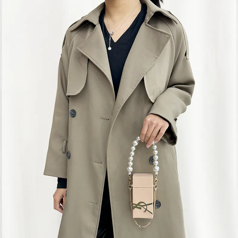 Lan Bao Fan Alloy, Metal Bag Strap Women's Gold Tone-57