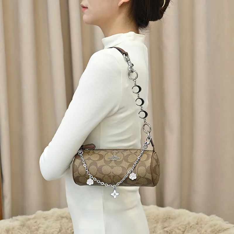 Lan Bao Fan Metal, Alloy Bag Accessory Women's Silver-14
