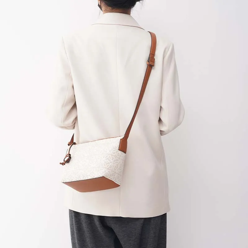 Lan Bao Fan Cow Leather Shoulder Strap Bag Accessory Women's Brown-18