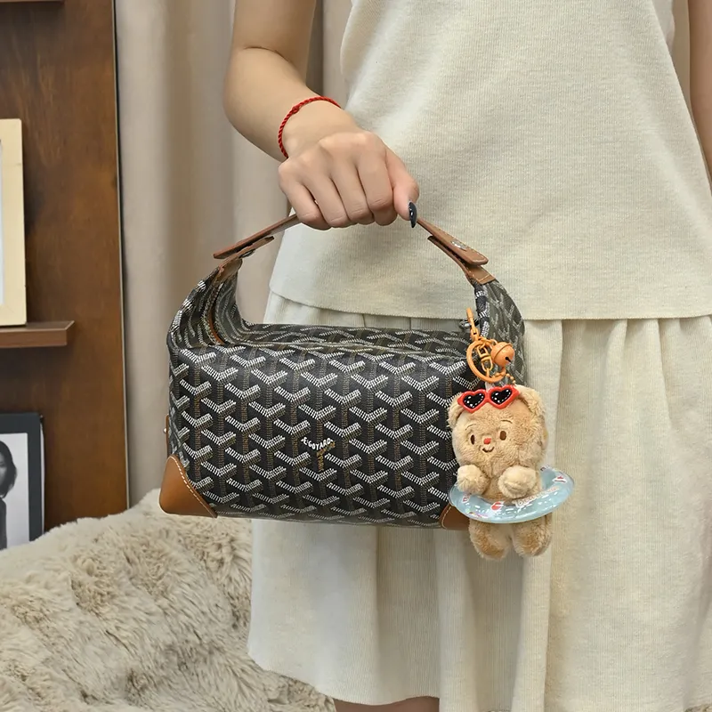 Lan Bao Fan Cow Leather Bag Accessory Unisex Multicolor-2