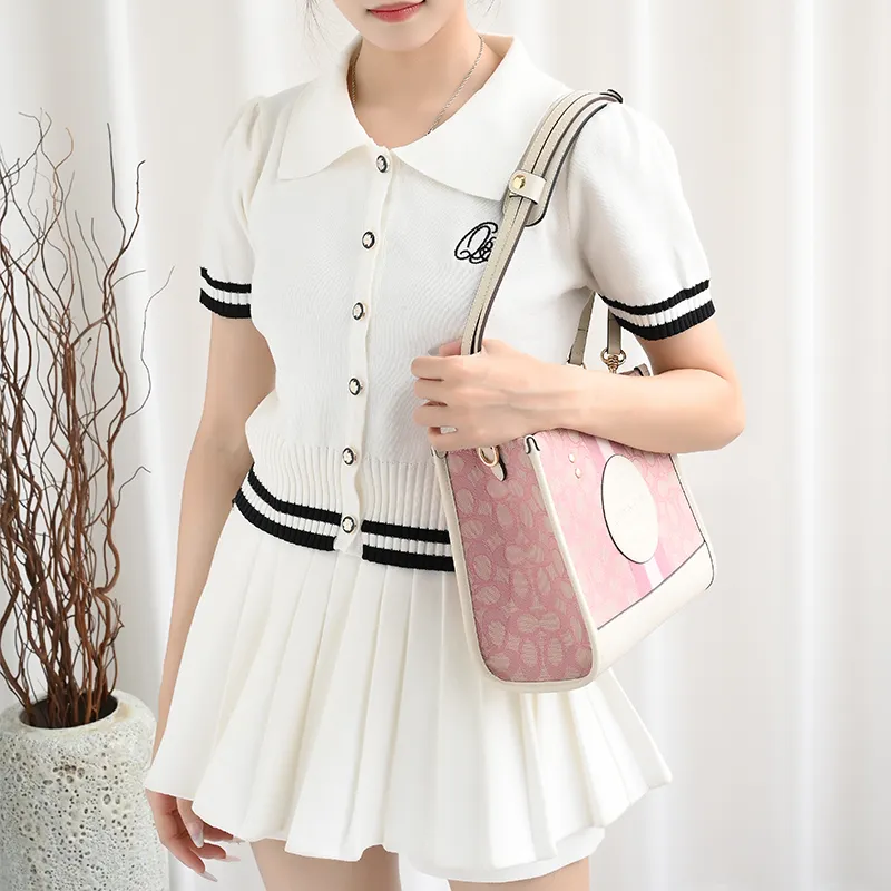 Lan Bao Fan Microfiber Shoulder Strap, Felt Liner Bag Strap Women's Ecru-16