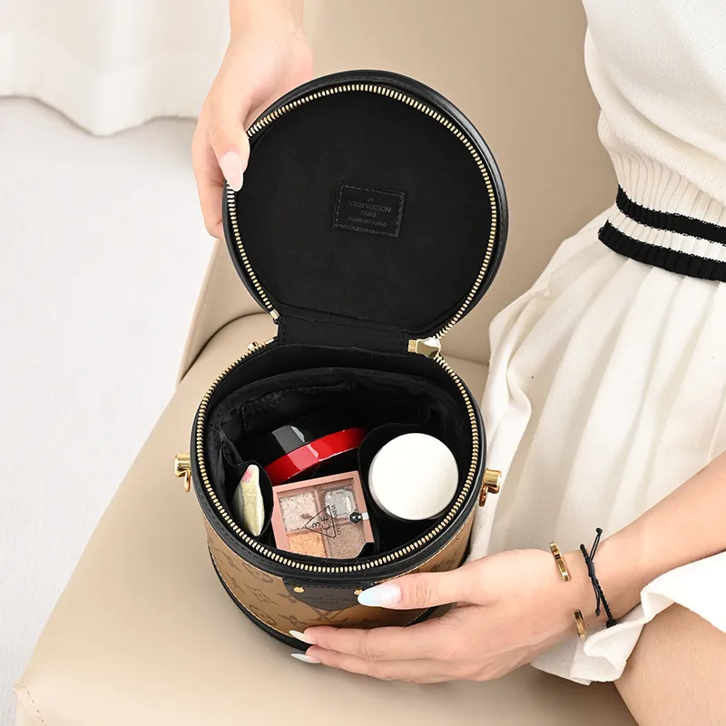 Lan Bao Fan DuPont Paper, Original Velvet Texture Bag Accessory Bag Insert Women's Black-11