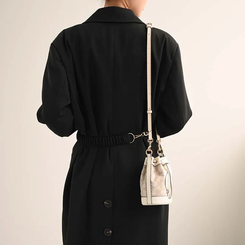 Kim Yeon sha Nylon Bag Accessory Bag Strap Women's Ecru-18
