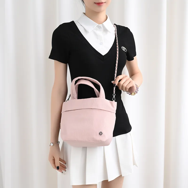 Lan Bao Fan Microfiber Synthetic Leather Bag Strap Women's Pink-44