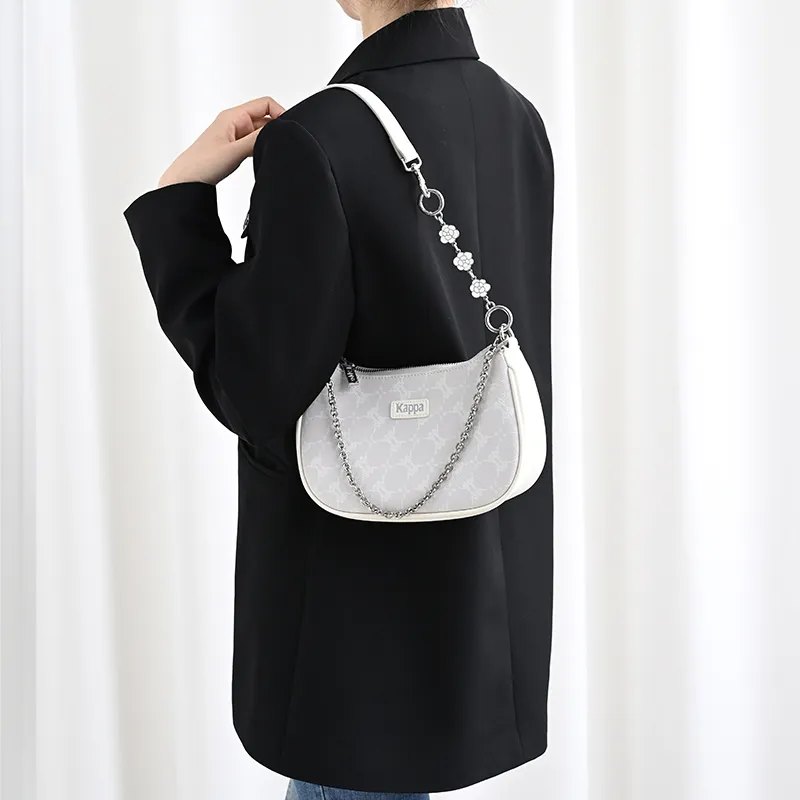 Lan Bao Fan Alloy Metal Bag Accessory Bag Strap Unisex Silver-9