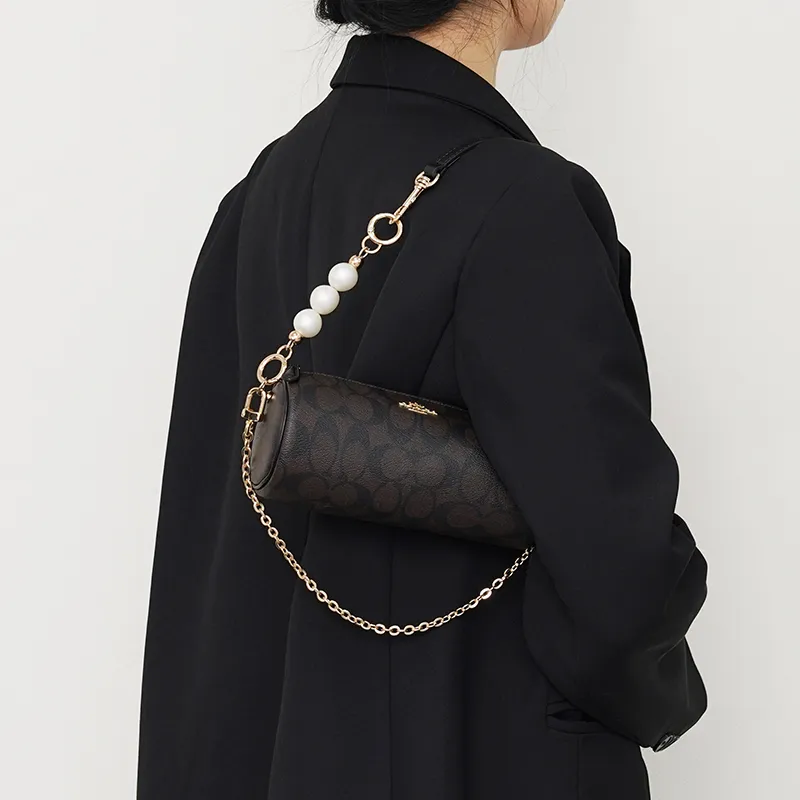 Lan Bao Fan Metal Shoulder Strap, Bag Accessory Women's Gold Tone-20