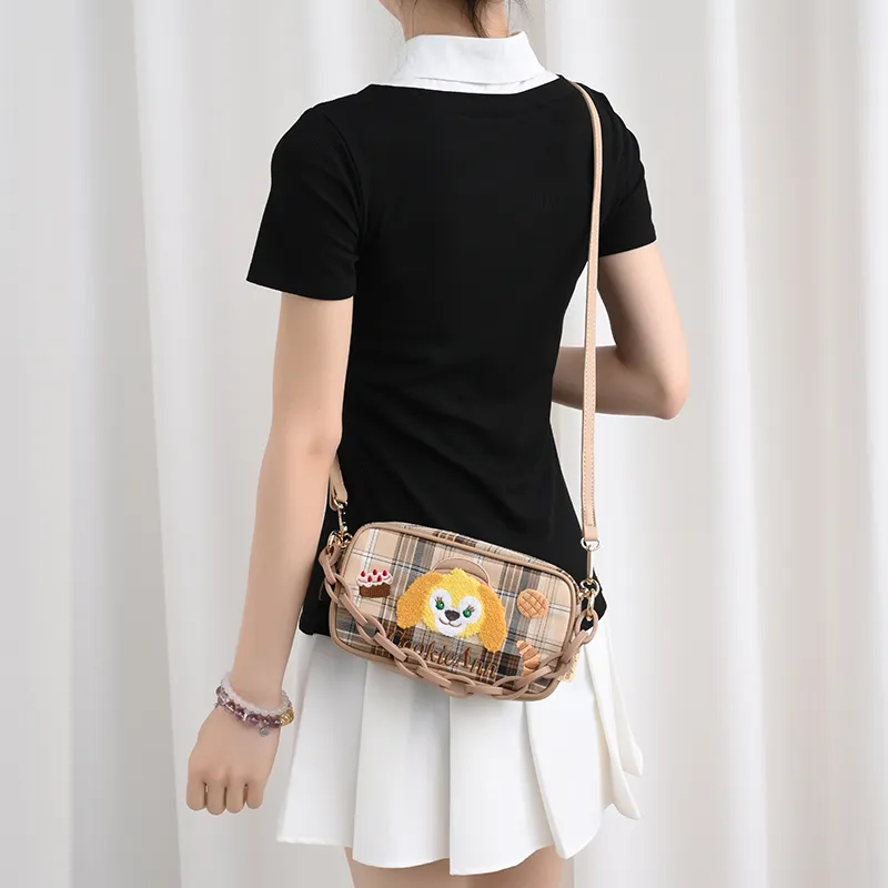 Lan Bao Fan Metal With Canvas Bag Strap Unisex Multicolor-4