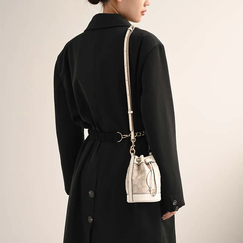 Kim Yeon sha Nylon Bag Accessory Bag Strap Women's Ecru-9