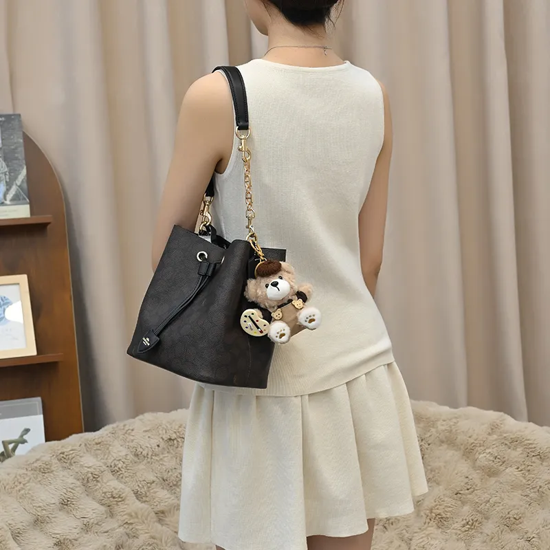Lan Bao Fan Alloy Bag Accessory Women's Gold-4