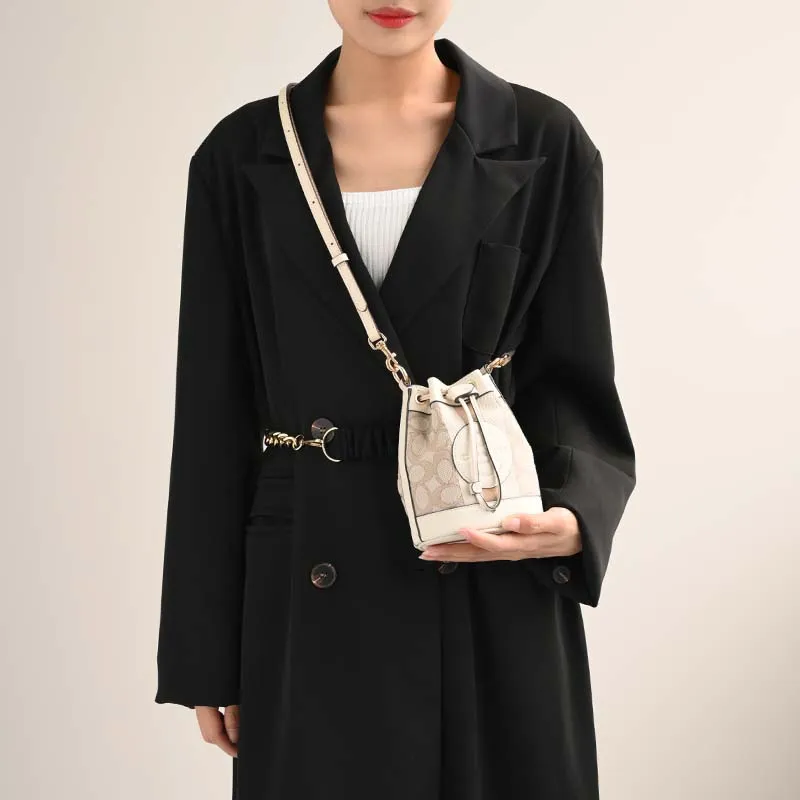 Kim Yeon sha Nylon Bag Accessory Bag Strap Women's Ecru-12