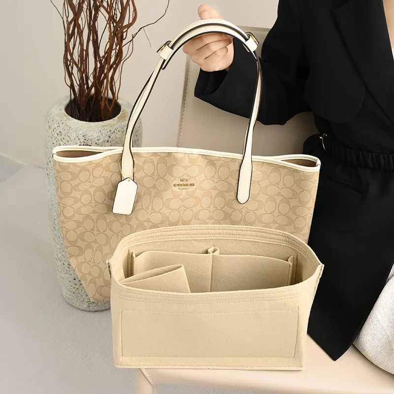 Lan Bao Fan Artificial Leather, Felt Bag Insert Unisex Multicolor-18