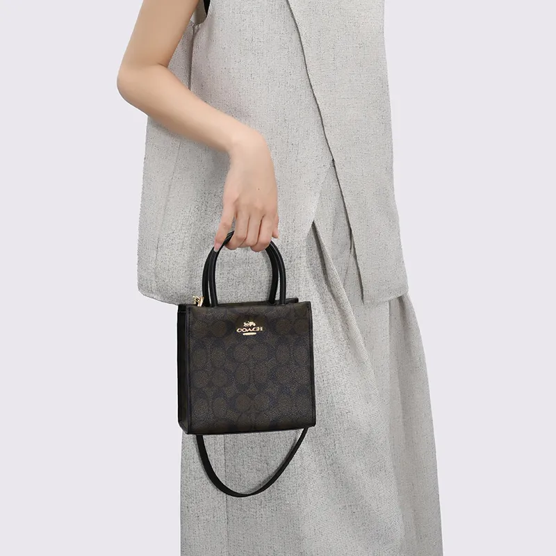 Kim Yeon sha Artificial Leather Bag Accessory Women's Black-33