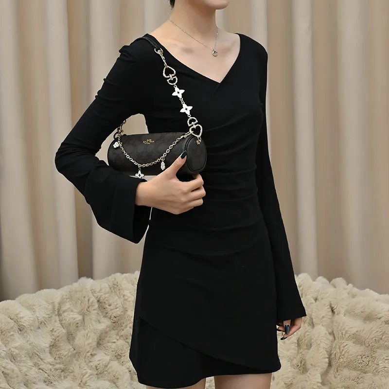 Lan Bao Fan Metal Alloy Bag Accessory Women's Gold-7