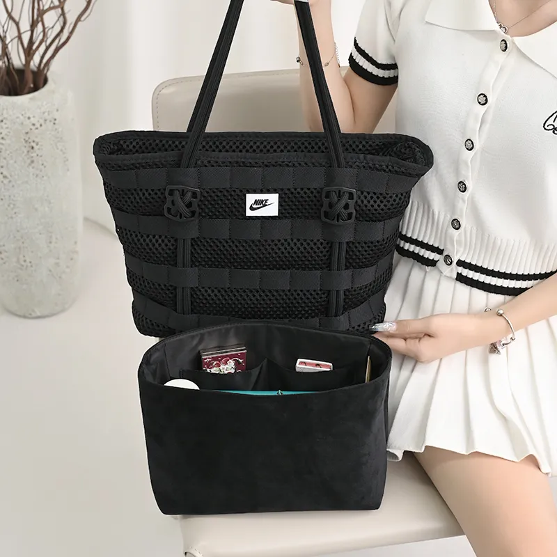 Lan Bao Fan German Fleece Bag Accessory Bag Insert Unisex Black-15